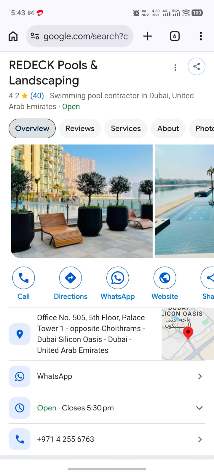 Redeck Pools and Landscaping on Google Maps